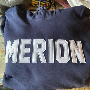 New navy Merion hoodie Merion golf club